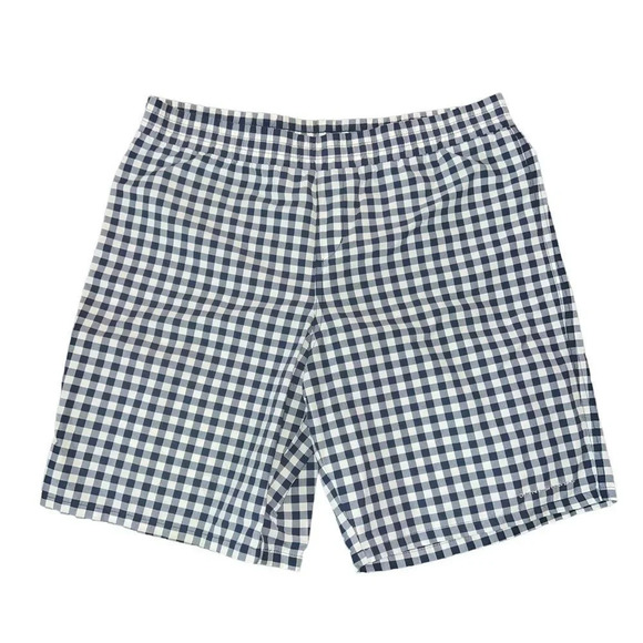 Columbia Navy Blue and White Swim Trunks - Picture 1 of 4